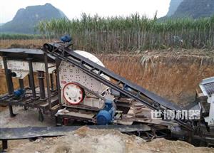 錘式磕石機時產300噸碎石生產線